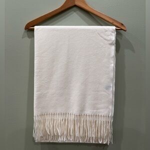 Wool-Blend Fringe Scarf